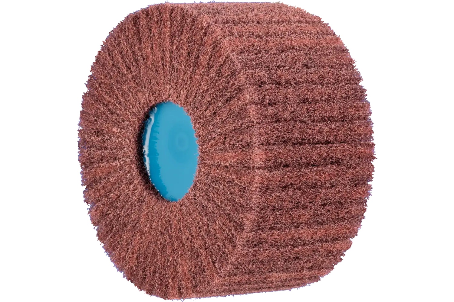 Picture of Pferd Polinox® Non-Woven Finishing Drum, 4" x 2 x 5/8-11, Radial, 280 Grit, Aluminum oxide
